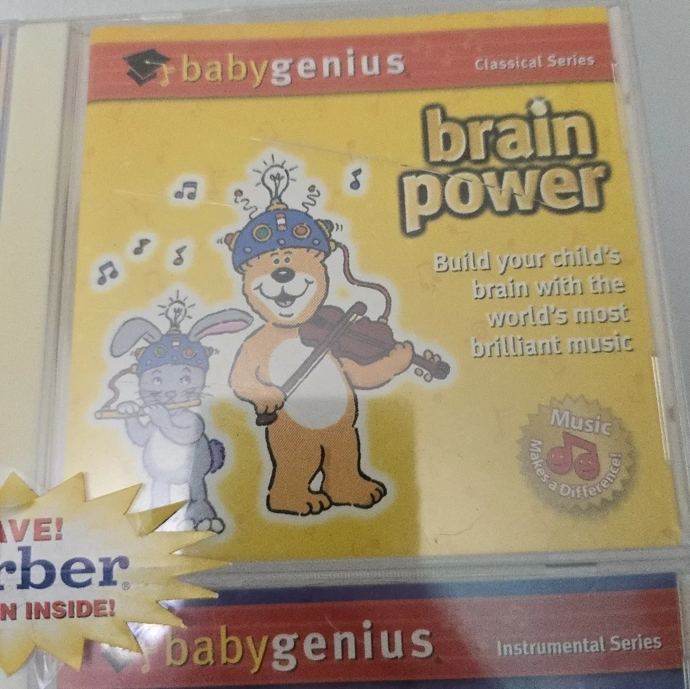 2001 Baby genius set of 4 learning cd’s classical Series